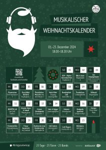 Musikalischer Weihnachtskalender (MuWeiKa) Jena 2024 - alle Türchen im Überblick